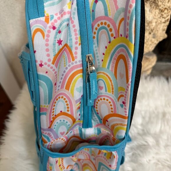 Rainbow Kids Backpack With Matching Lunch Bag - Picture 8 of 9